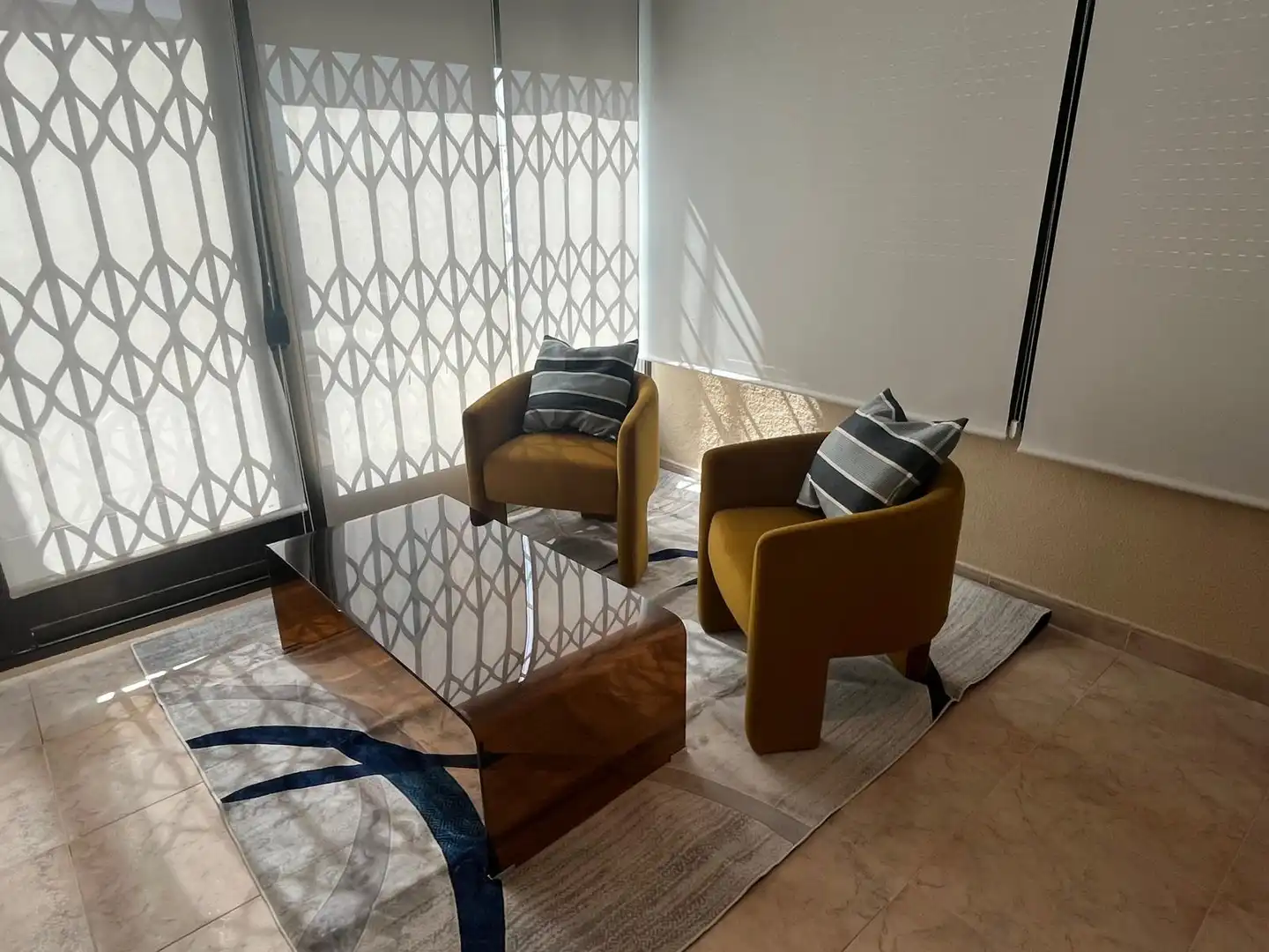 Sala d'estar de Àtic de lloguer en Alicante / Alacant amb Aire condicionat, Calefacció i Terrassa