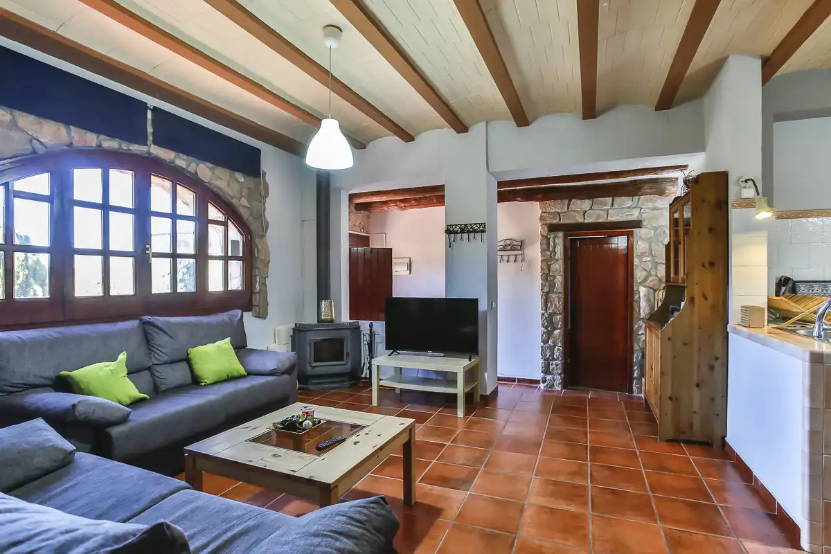 Living room of Country homes for sale in Aguilar de Segarra  with Heating, Swimming Pool and Internet