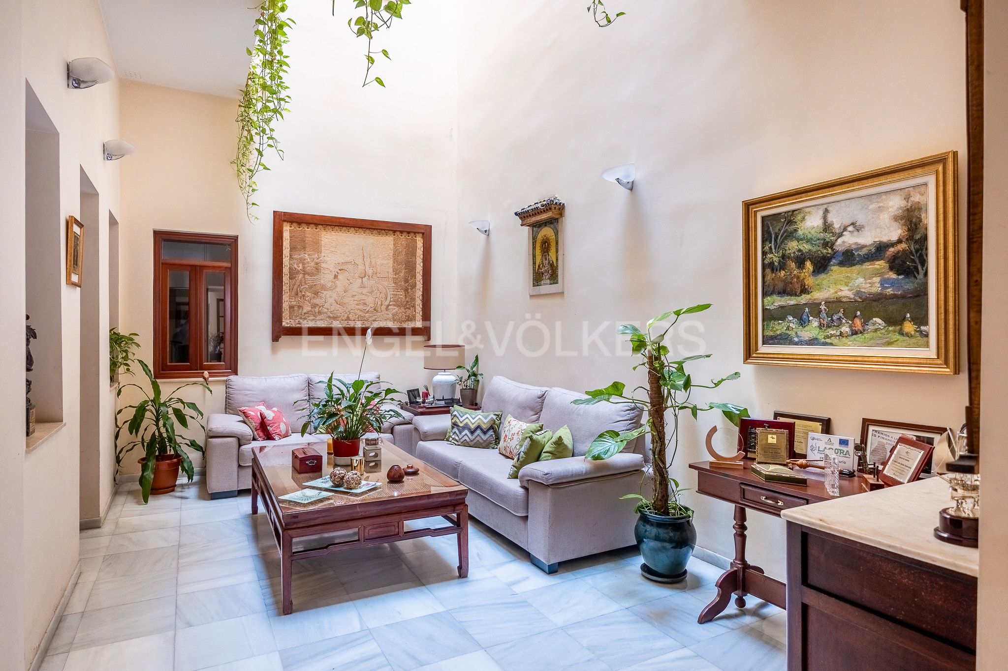 Sala de estar de Casa o chalet en venta en  Sevilla Capital con Aire acondicionado, Calefacción y Trastero