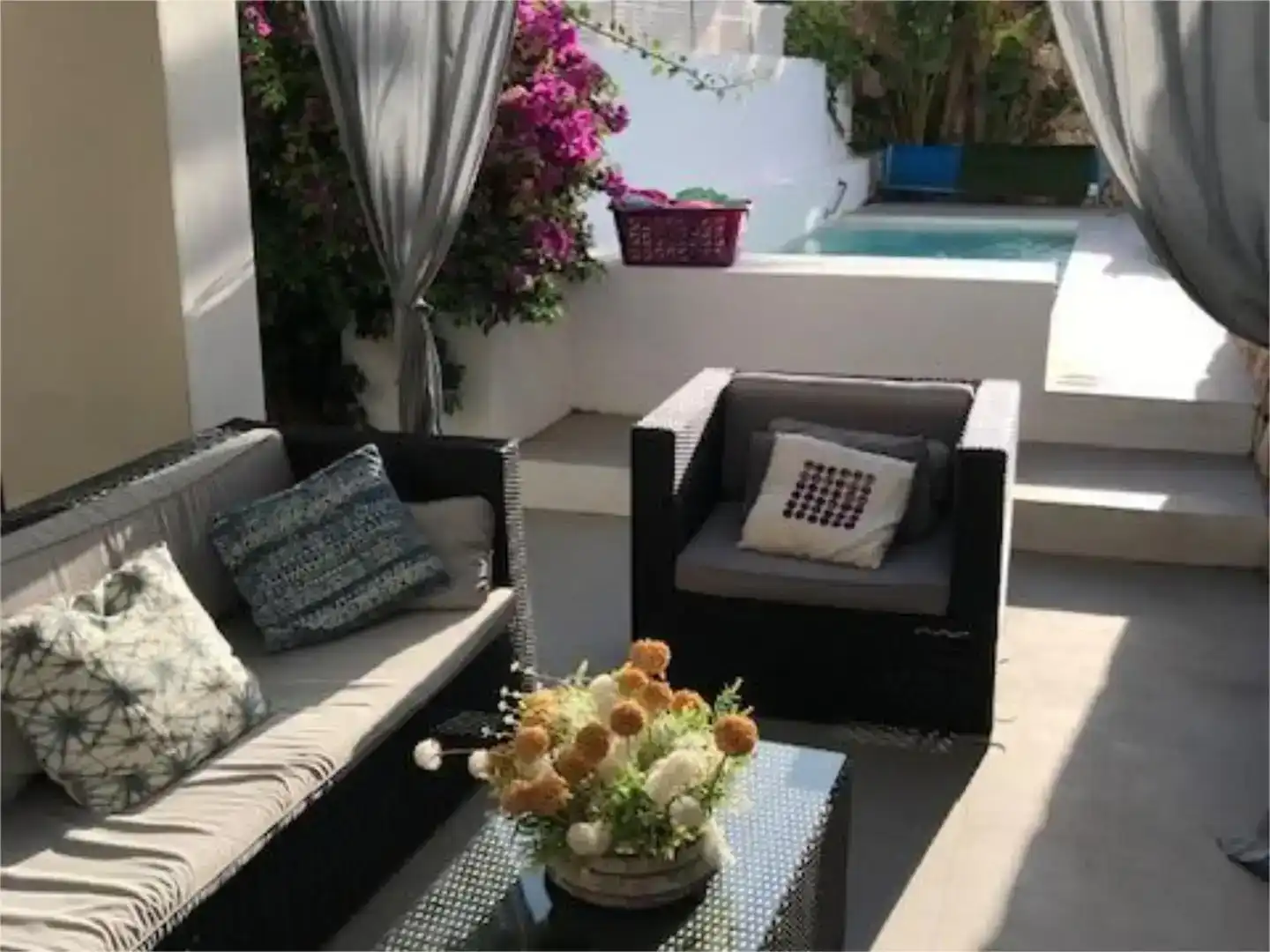 Terrace of Flat for sale in Ciutadella de Menorca  with Air Conditioner, Private garden and Swimming Pool