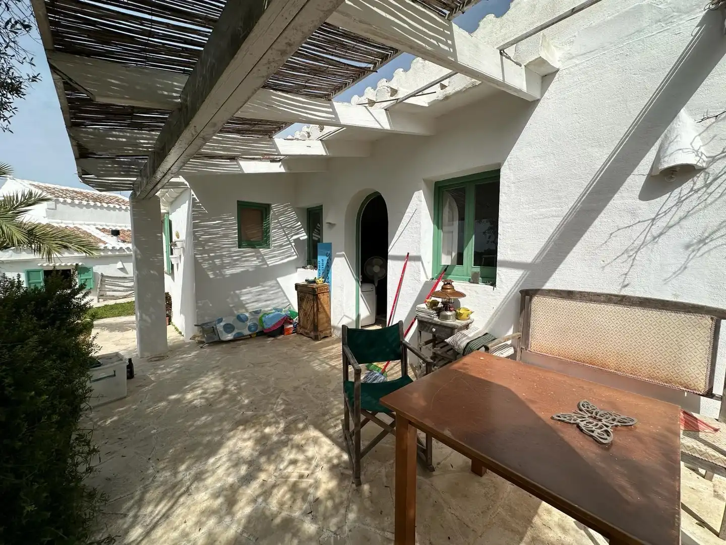 Terrassa de Casa o xalet en venda en Sant Lluís amb Jardí privat