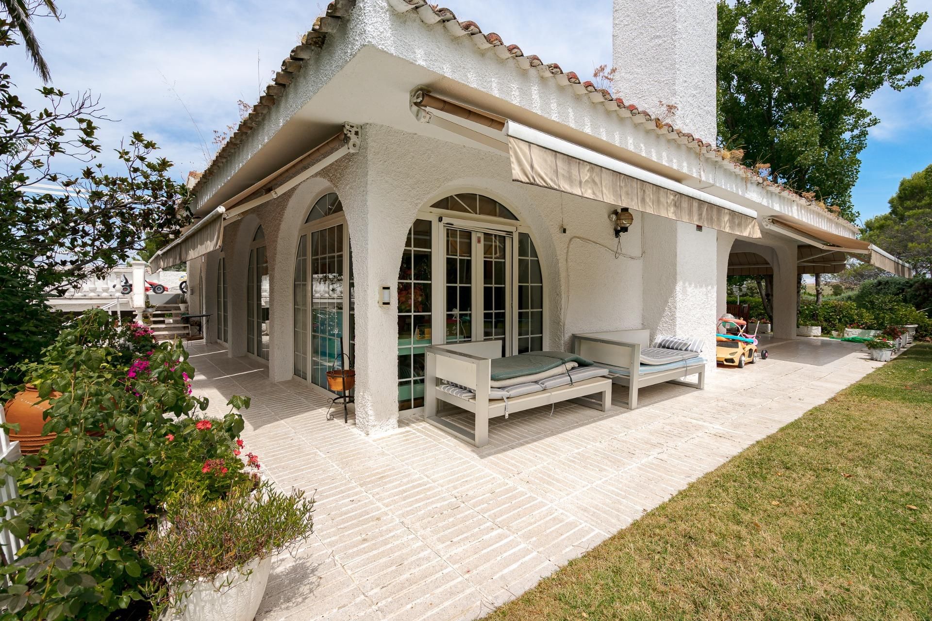 Terrassa de Casa o xalet en venda en Algete amb Aire condicionat, Calefacció i Jardí privat