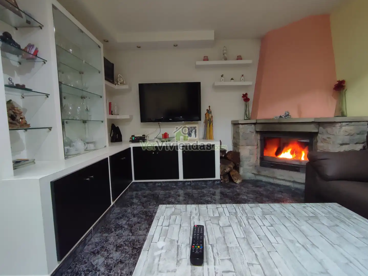 Sala d'estar de Casa o xalet en venda en Vacarisses amb Aire condicionat, Calefacció i Jardí privat