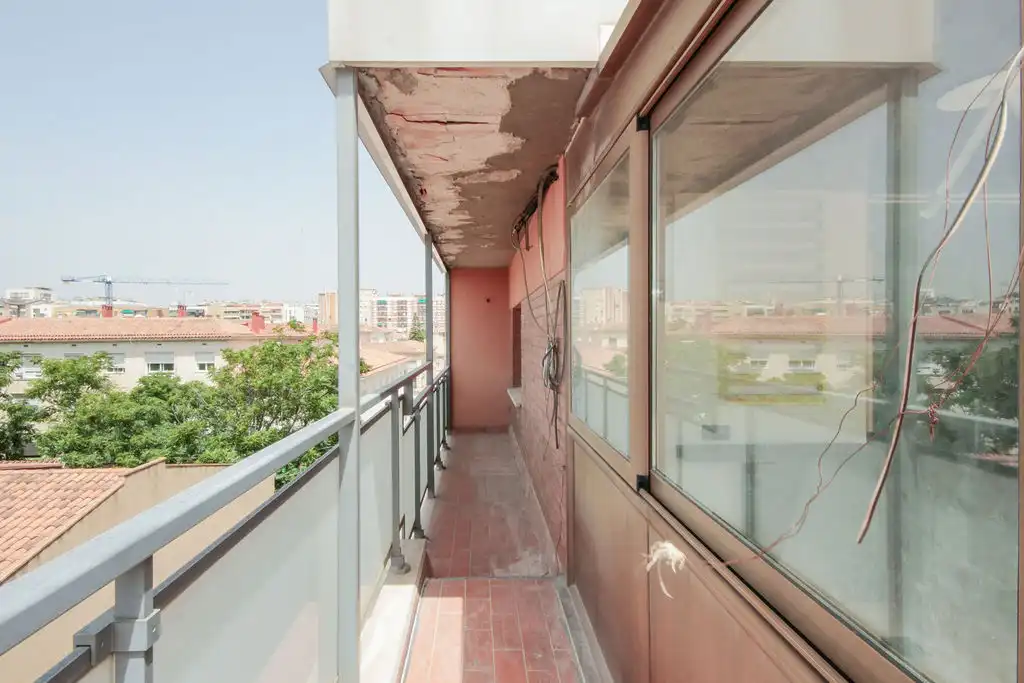 Balcony of Flat for sale in Sabadell  with Heating