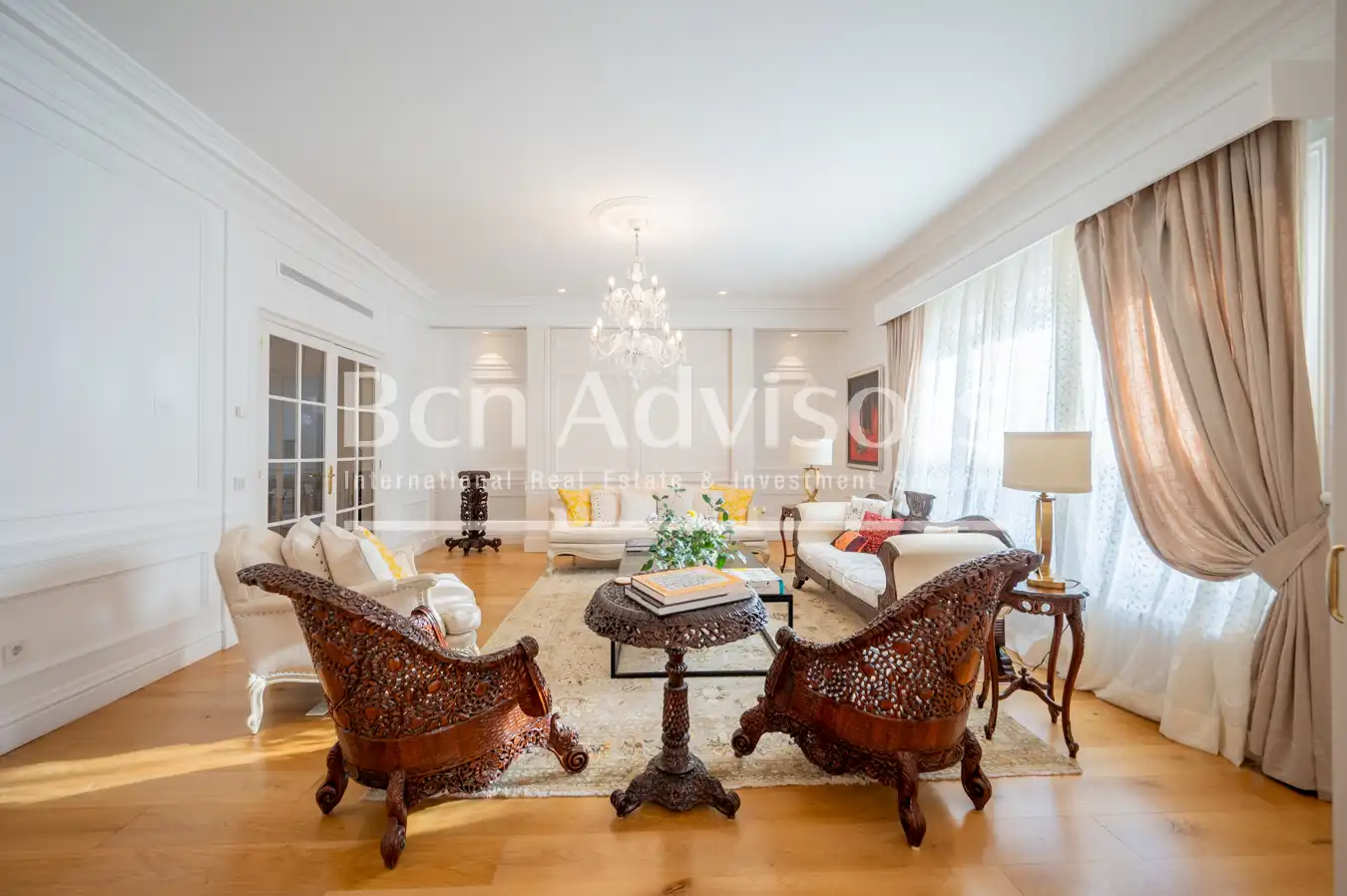 Living room of Attic for sale in Barcelona  with Air Conditioner, Heating and Terrace