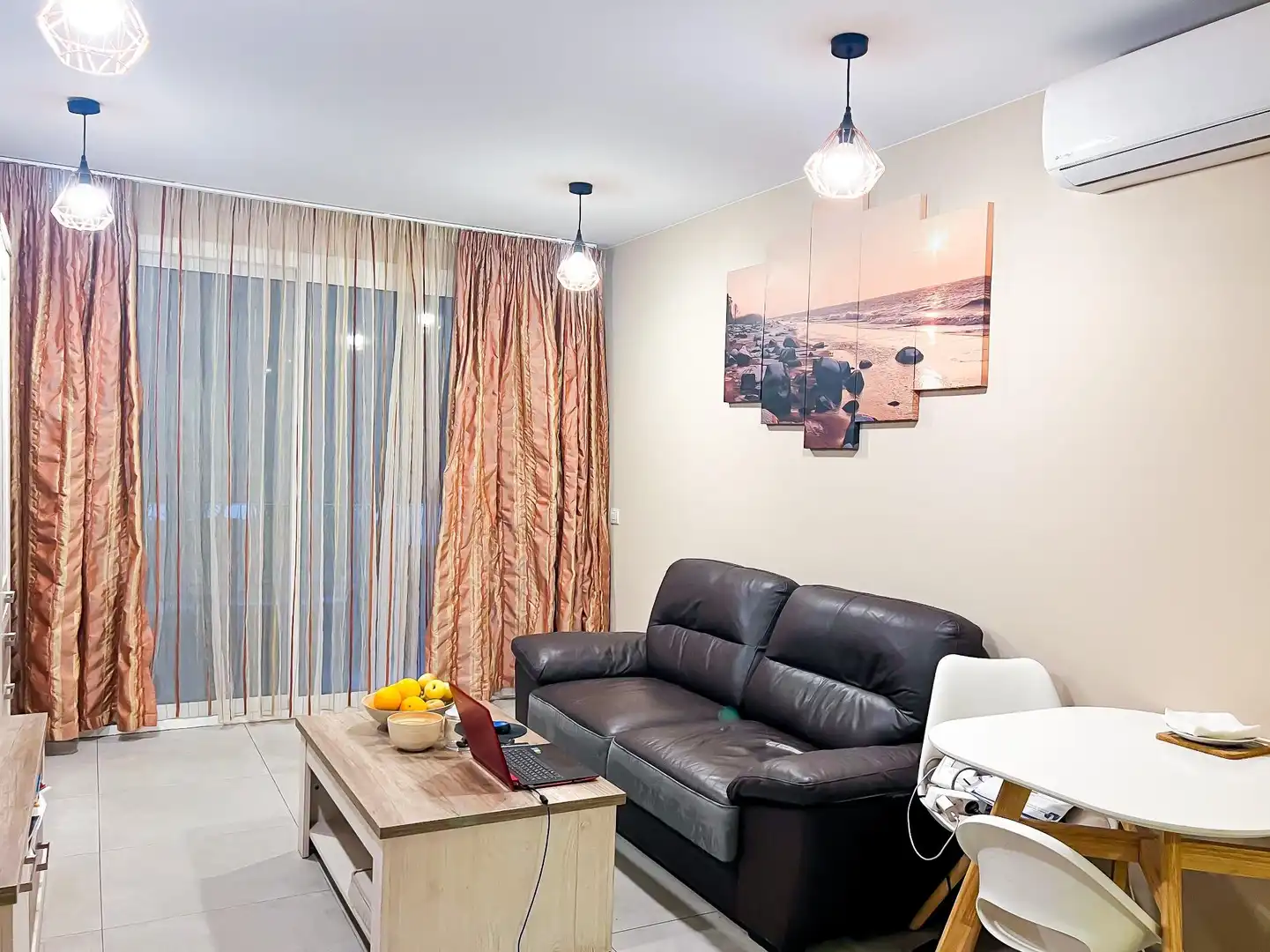Living room of Apartments for sale in Adeje  with Air Conditioner, Furnished and Jacuzzi