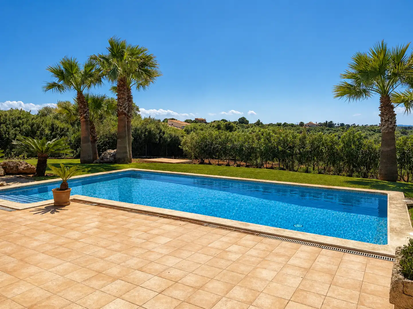 Piscina de Casa o xalet de lloguer en Santa Margalida amb Aire condicionat, Calefacció i Terrassa