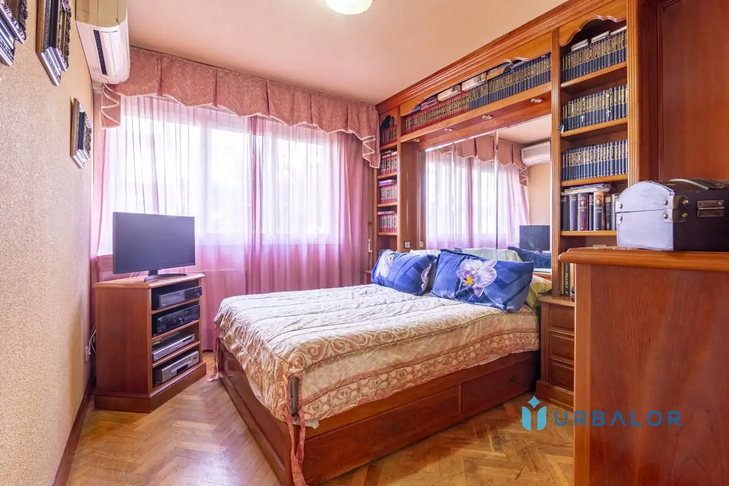 Schlafzimmer von Wohnung zum Verkauf in Alcorcón mit Klimaanlage, Heizung und Parkett