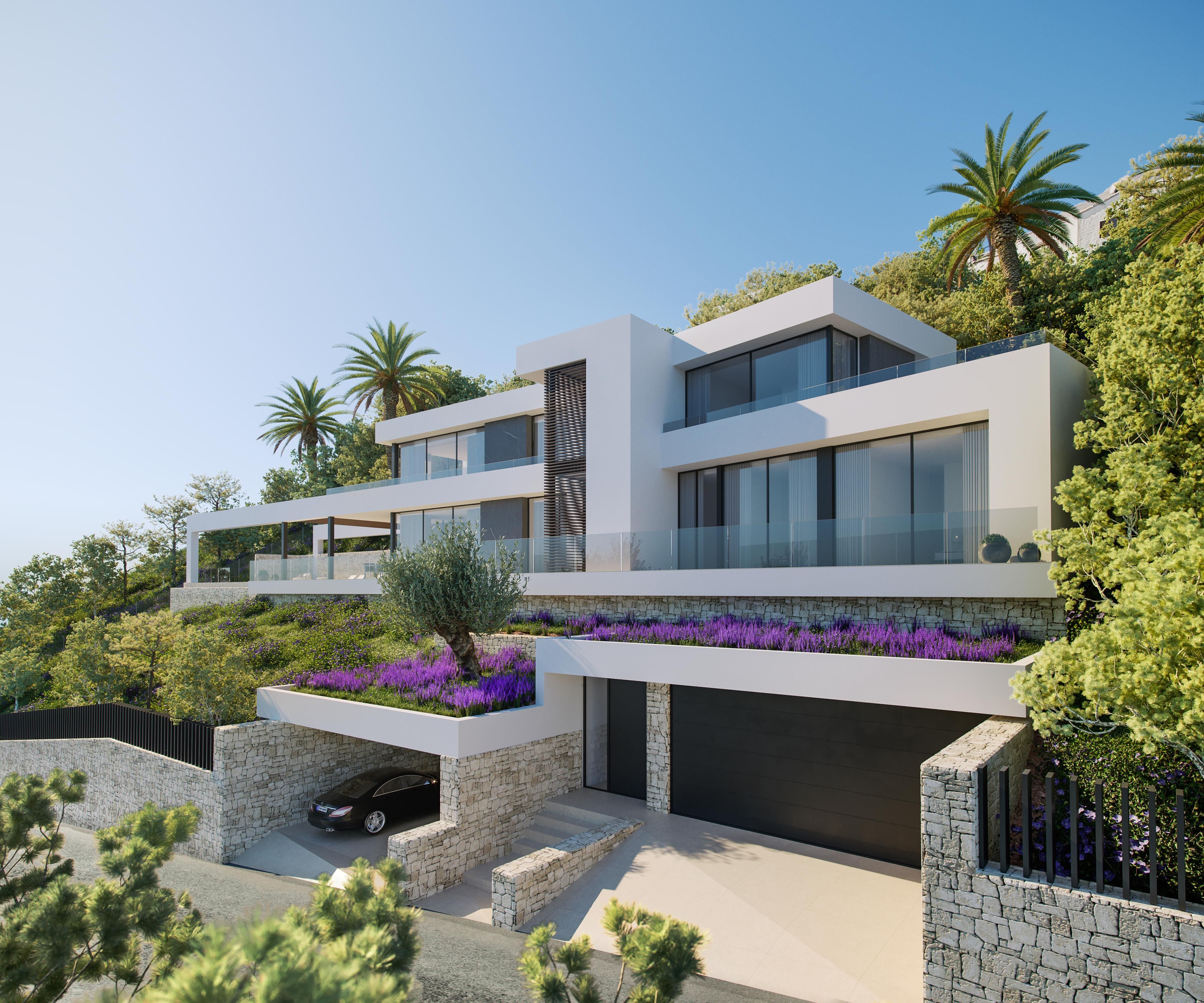 Exterior view of House or chalet for sale in Jávea / Xàbia  with Air Conditioner, Private garden and Terrace