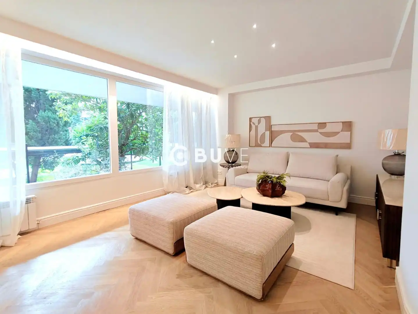 Sala de estar de Piso en venta en Madrid con Aire acondicionado, Calefacción y Parquet