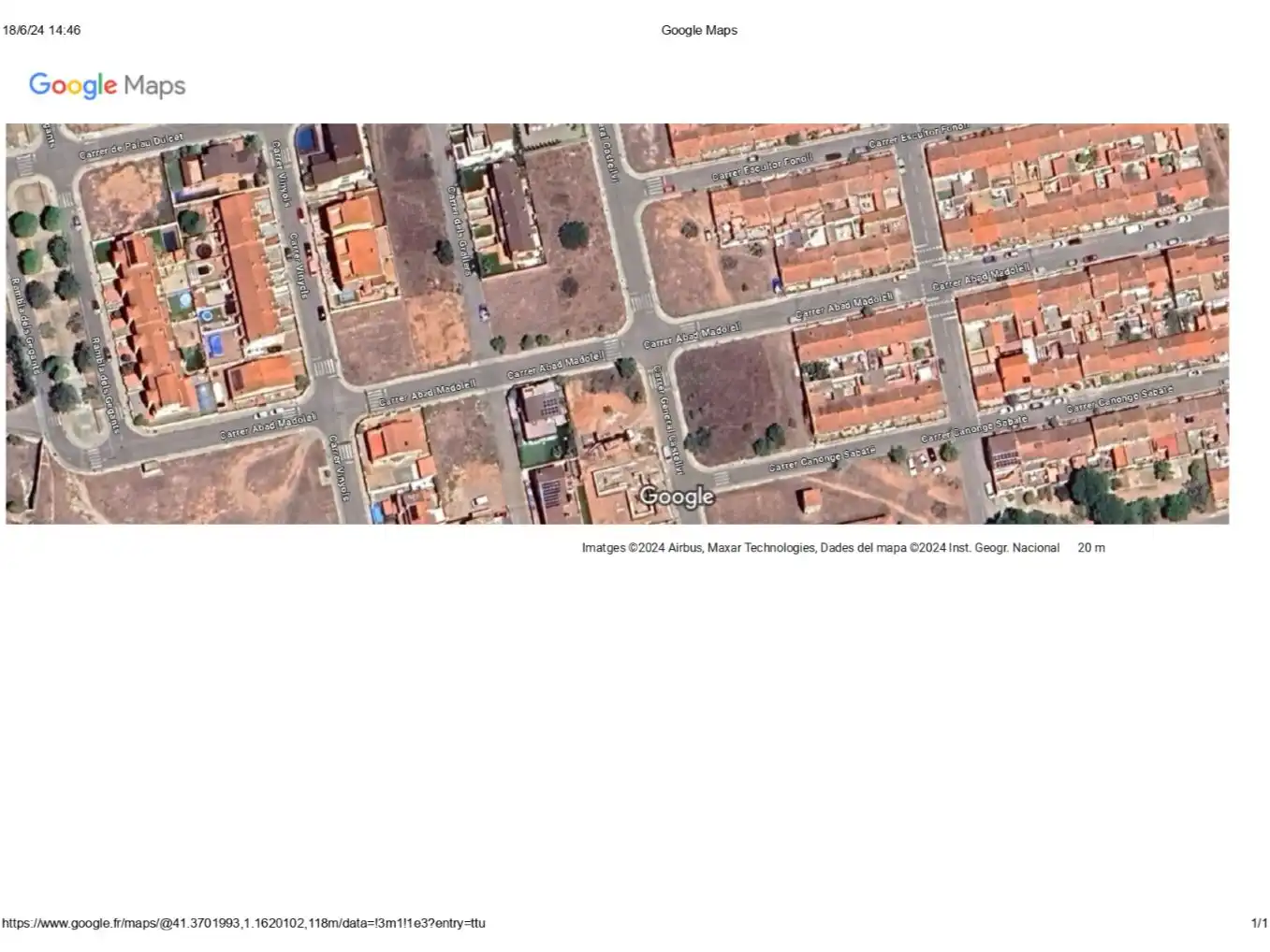 Terreny residencial en venda a Carrer Abad Madolell 37, imagen 3
