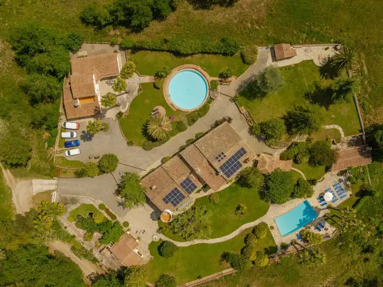 Jardí de Finca rústica en venda en Riudarenes amb Aire condicionat, Calefacció i Jardí privat