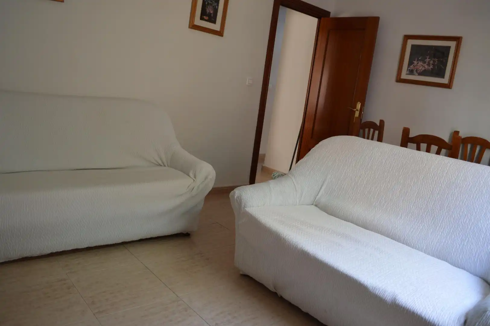 Living room of Flat for rent in Granada  with Terrace, Furnished and Balcony