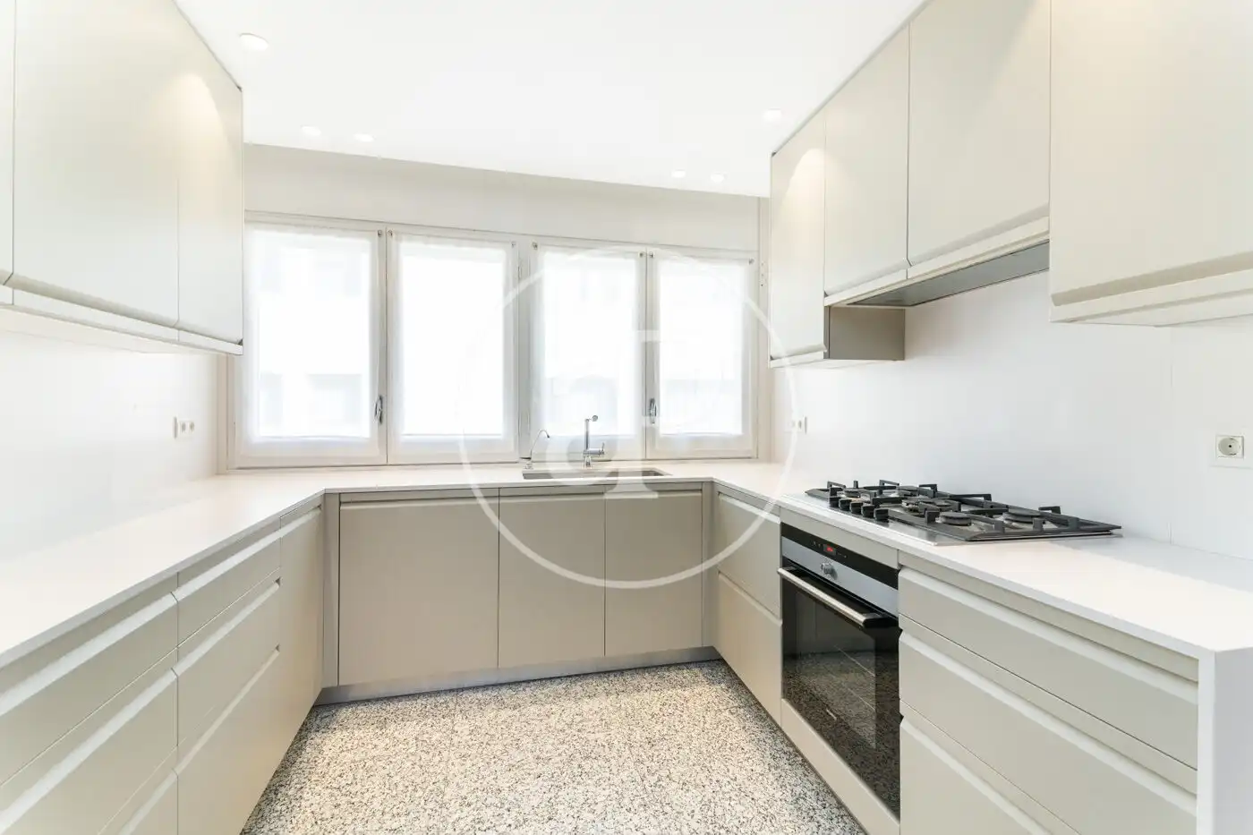 Kitchen of Flat for rent in Barcelona  with Air Conditioner, Heating and Terrace
