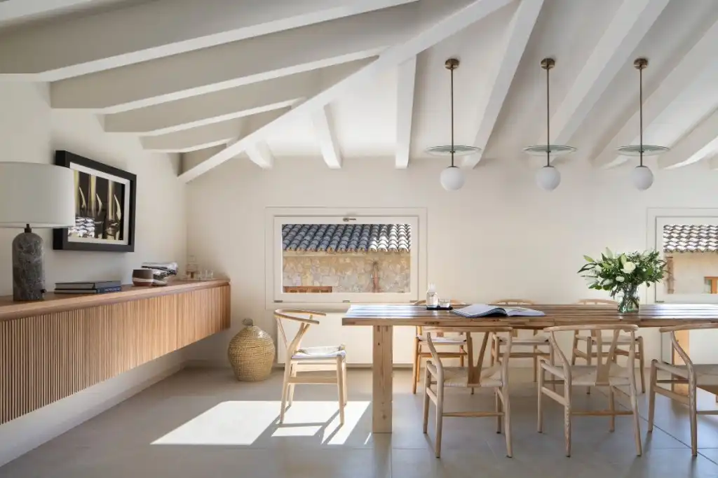 Comedor de Casa adosada en venta en Pollença con Aire acondicionado, Piscina y Amueblado