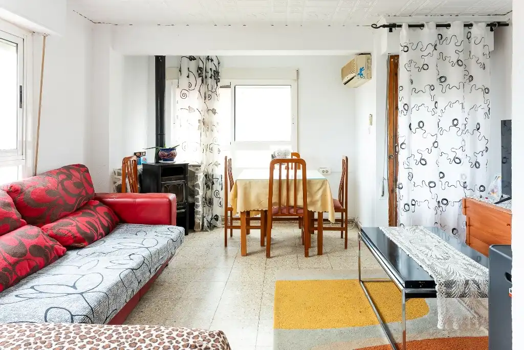 Sala de estar de Piso en venta en Ibi con Amueblado