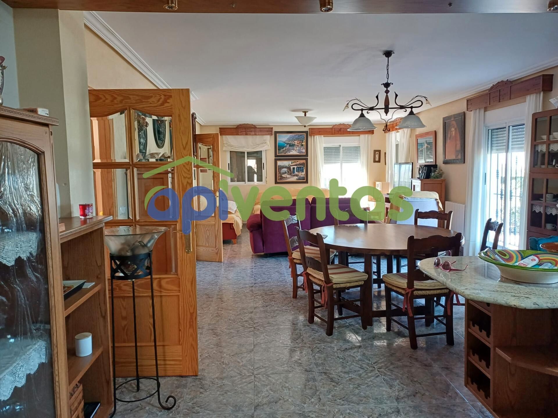 Sala d'estar de Casa o xalet en venda en Lorca amb Aire condicionat, Calefacció i Jardí privat