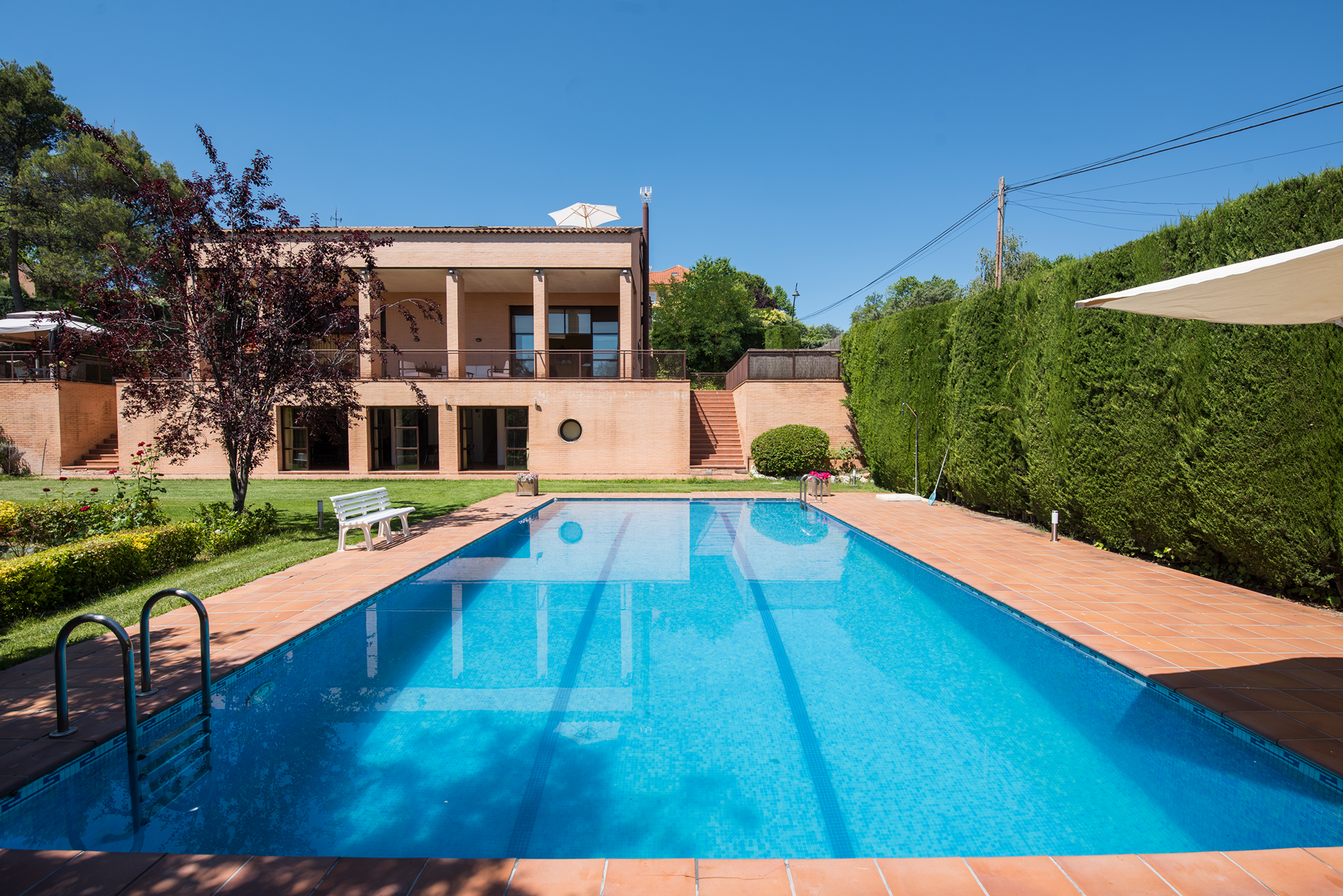 Swimming pool of House or chalet for sale in Tres Cantos  with Heating, Private garden and Terrace
