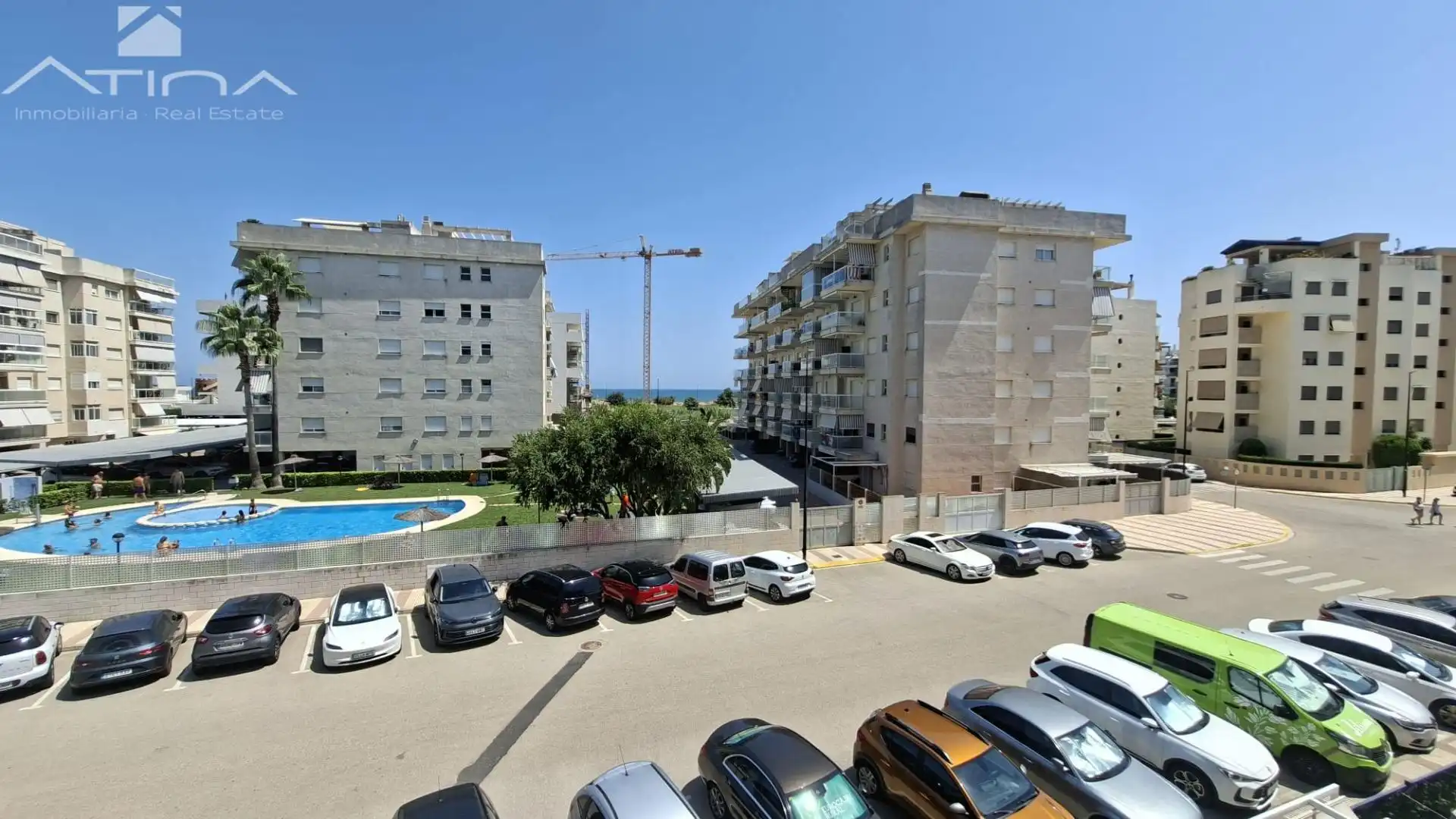 Parking of Apartments for sale in Daimús  with Air Conditioner, Private garden and Furnished