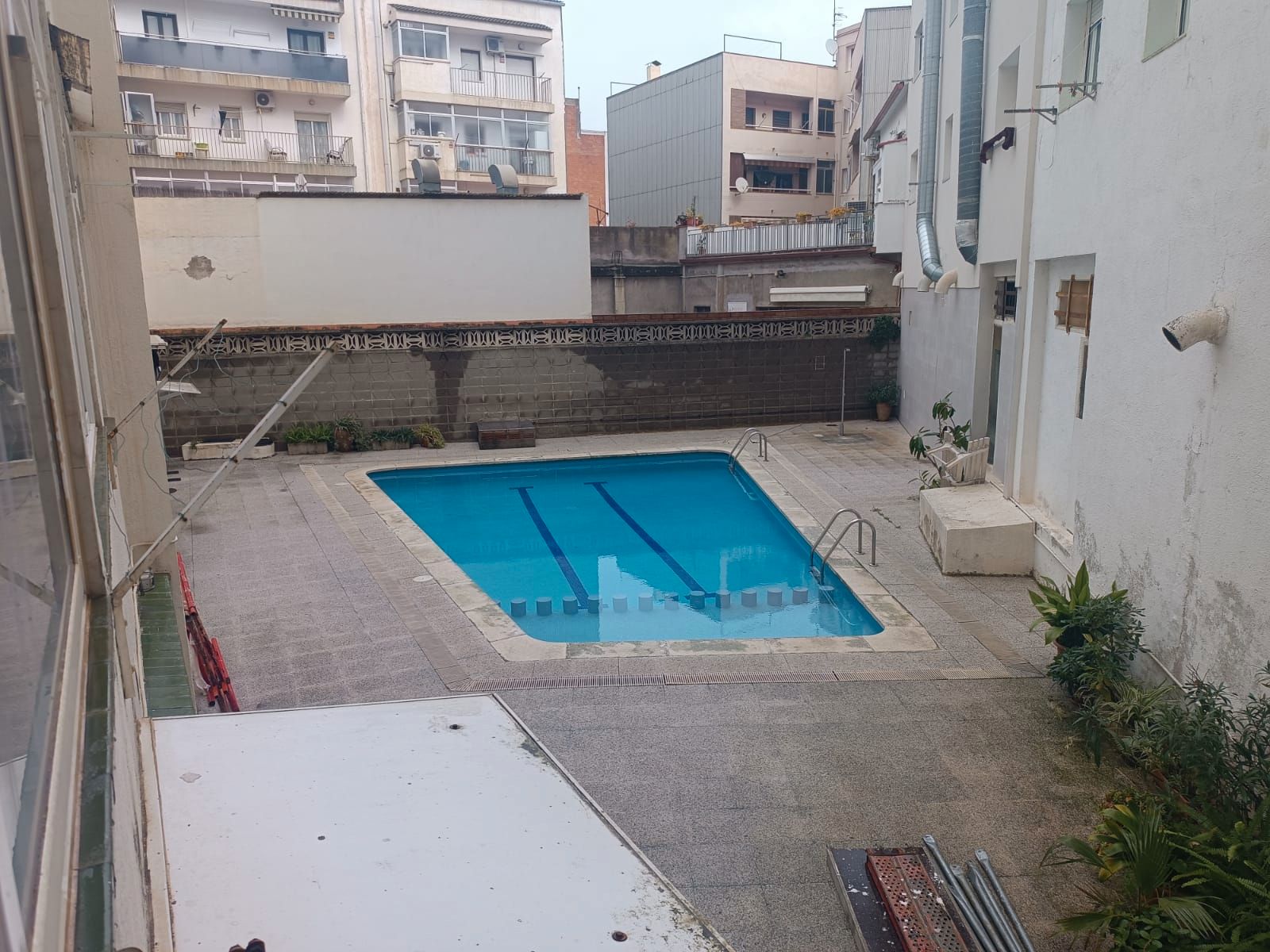 Swimming pool of Duplex for sale in Malgrat de Mar  with Air Conditioner, Heating and Community pool
