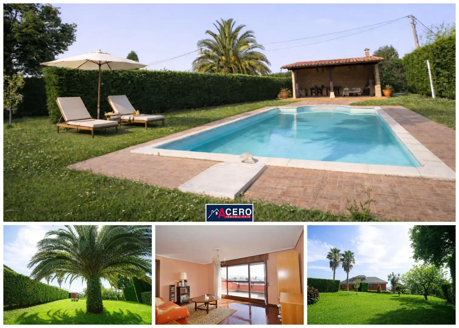 Jardín de Casa o chalet en venta en Camargo con Jardín privado, Parquet y Piscina