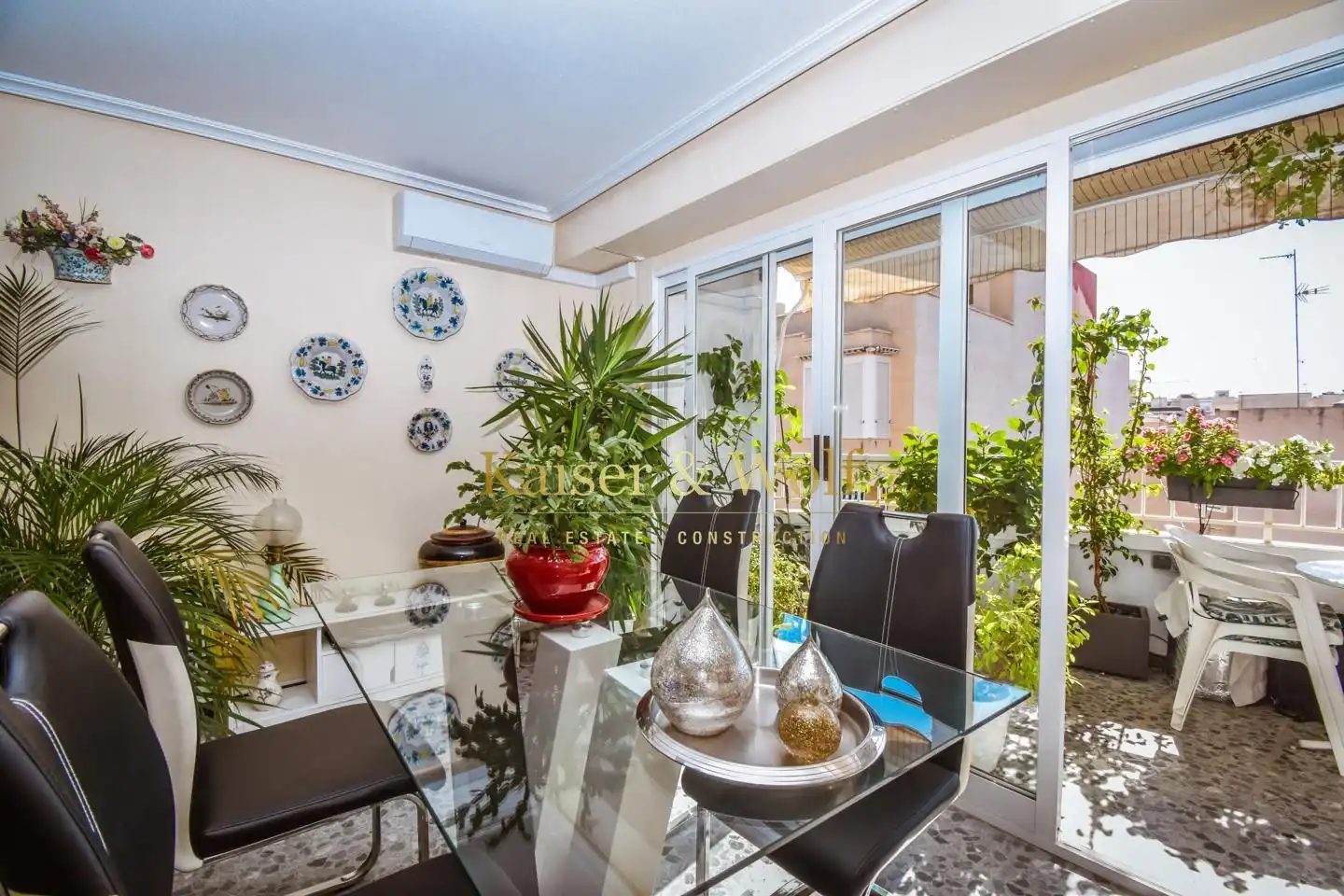Garden of Flat for sale in Santa Pola  with Air Conditioner and Terrace