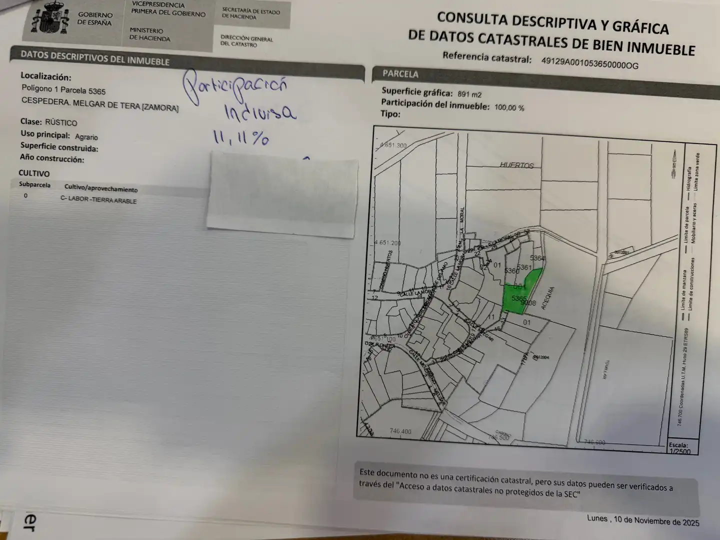 Terreno en venta en Melgar de Tera