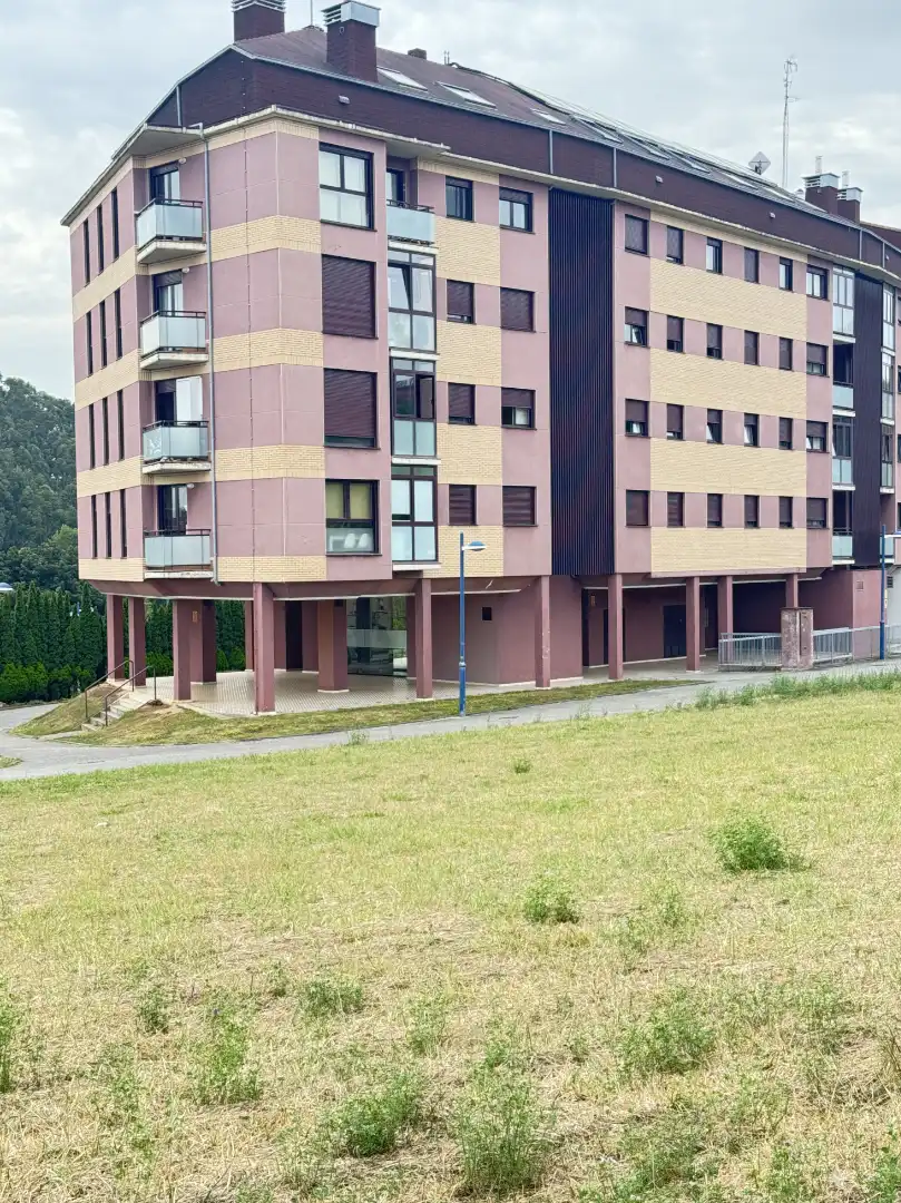 Vista exterior de Ático en venta en Avilés con Calefacción, Parquet y Terraza