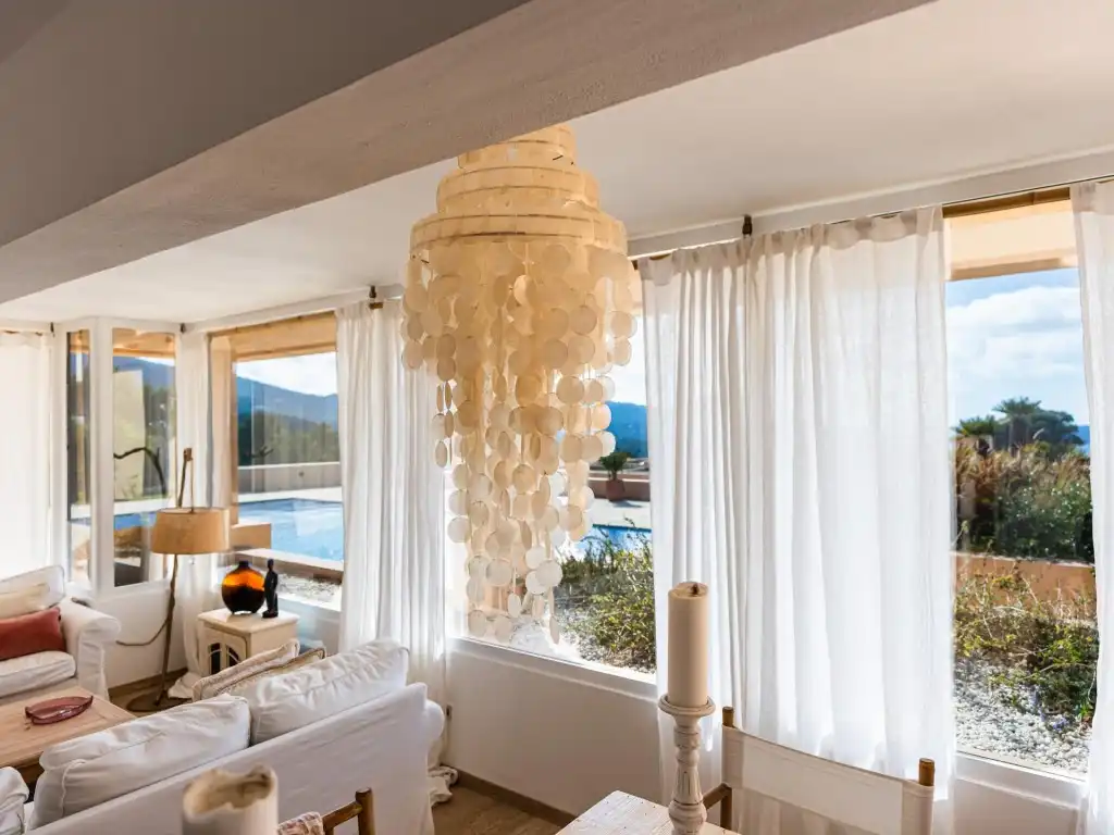 Sala de estar de Apartamento en venta en Sant Josep de sa Talaia con Calefacción y Jardín privado