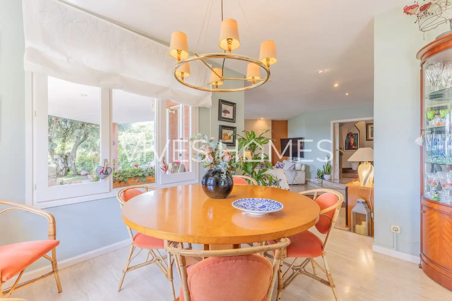 Dining room of Houses for sale in Sant Vicenç de Montalt  with Air Conditioner, Heating and Private garden