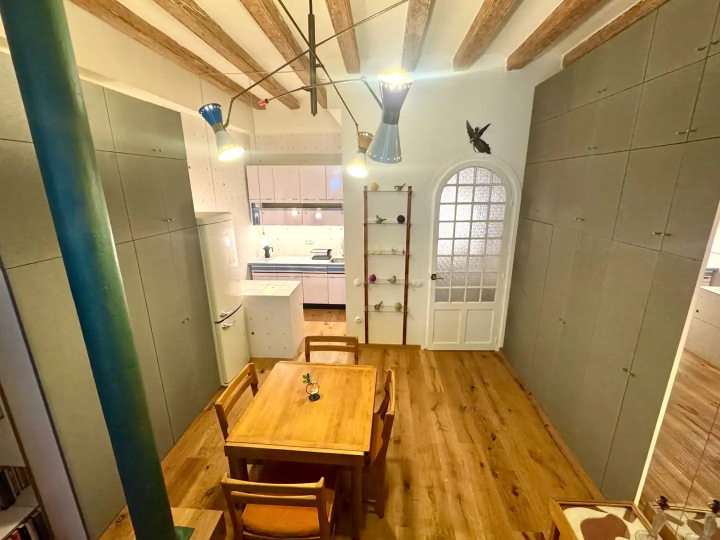 Kitchen of Lofts for sale in Barcelona  with Air Conditioner, Private garden and Parquet flooring