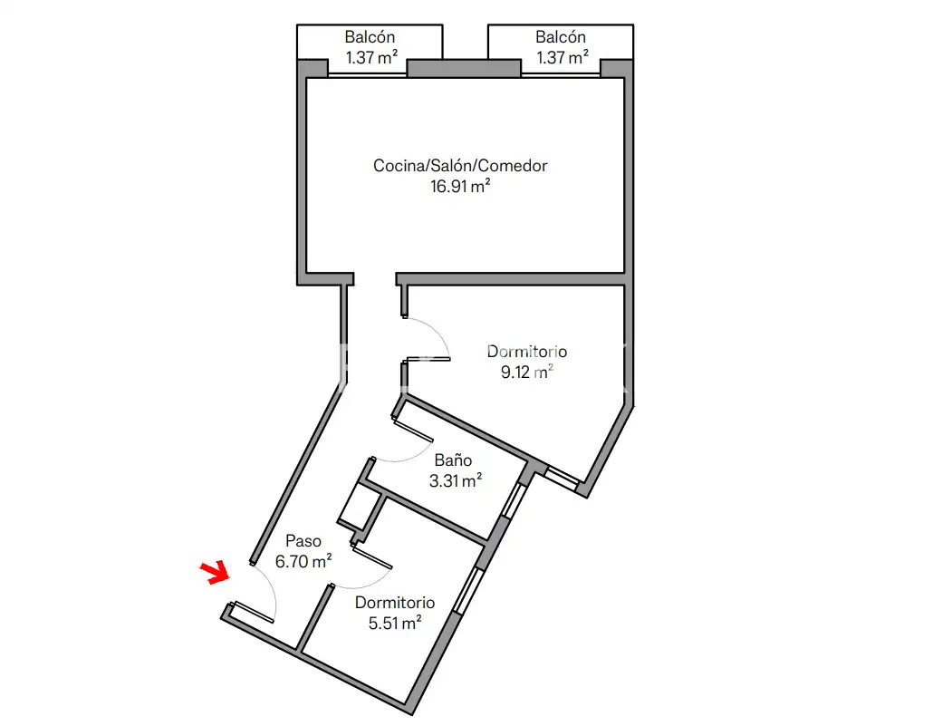 Flat for sale in Barcelona  with Air Conditioner, Heating and Balcony