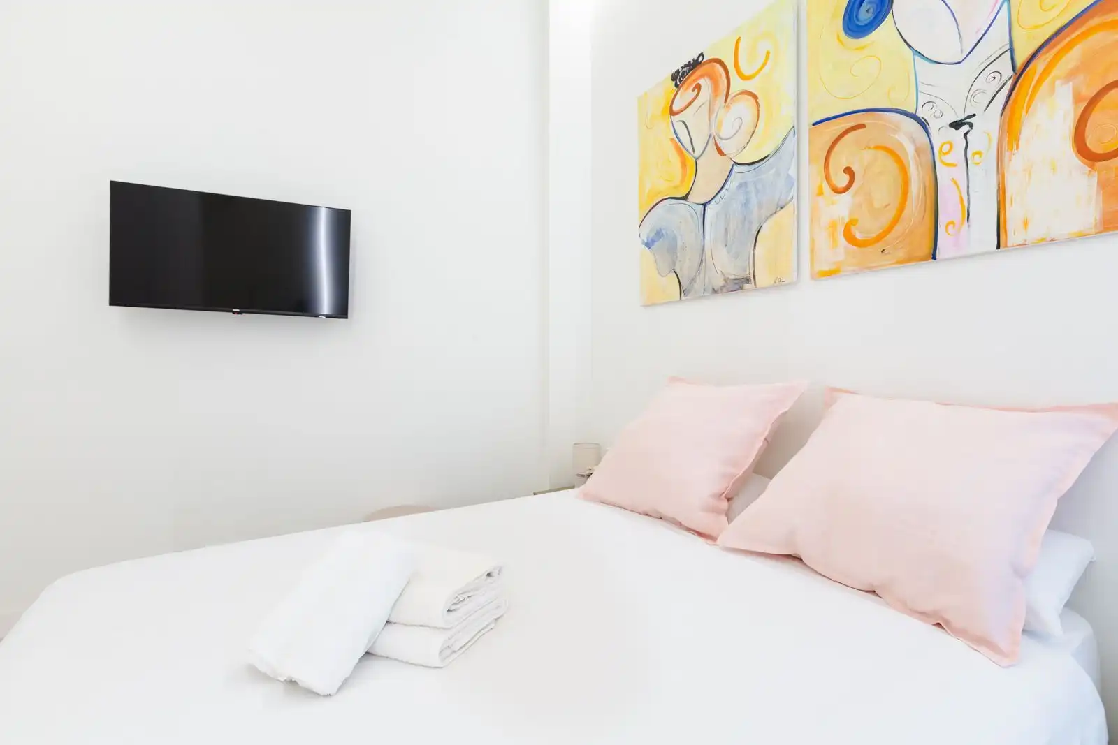 Schlafzimmer von Wohnung zum Verkauf in Málaga mit Klimaanlage, Heizung und Möbliert