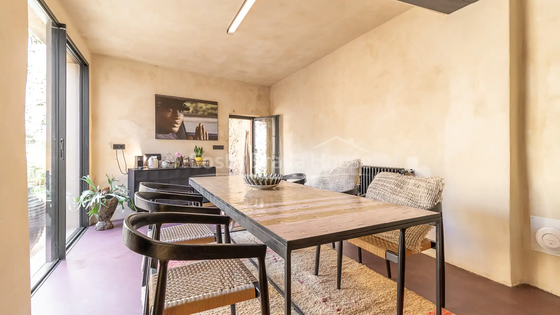 Esszimmer von Country house zum Verkauf in Ventalló mit Klimaanlage, Heizung und Privatgarten