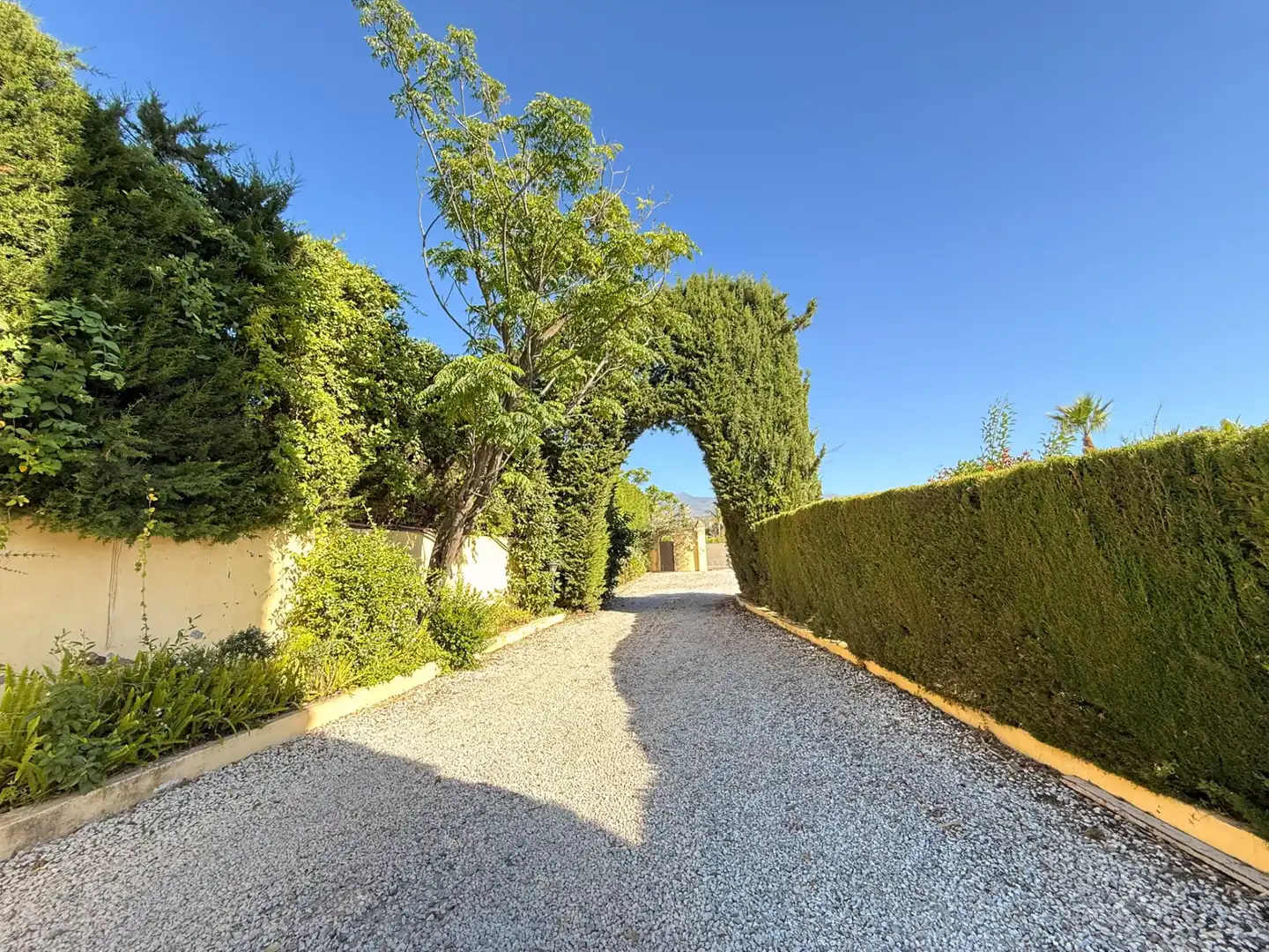 Vista exterior de Casa o xalet en venda en Estepona amb Aire condicionat, Jardí privat i Terrassa