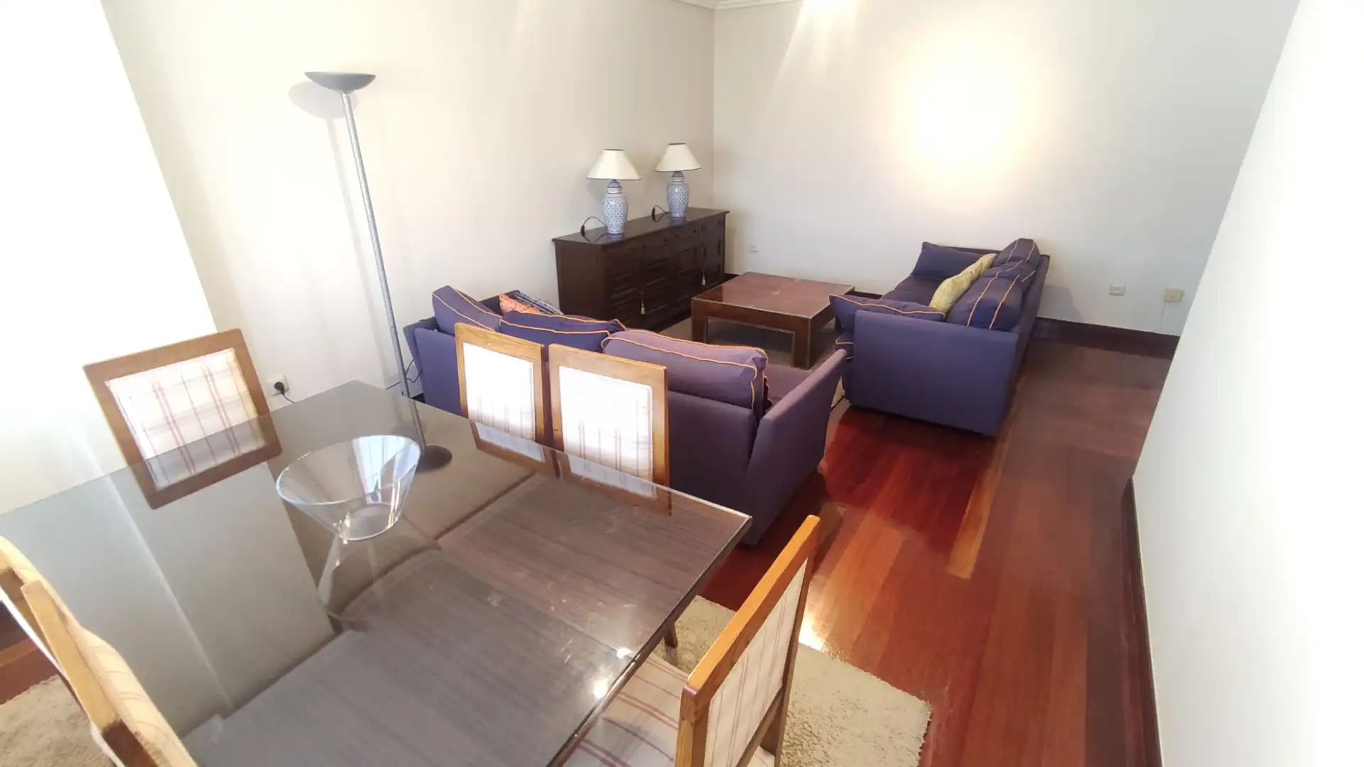 Wohnzimmer von Wohnung zur Miete in Ourense Capital  mit Heizung, Möbliert und Ofen