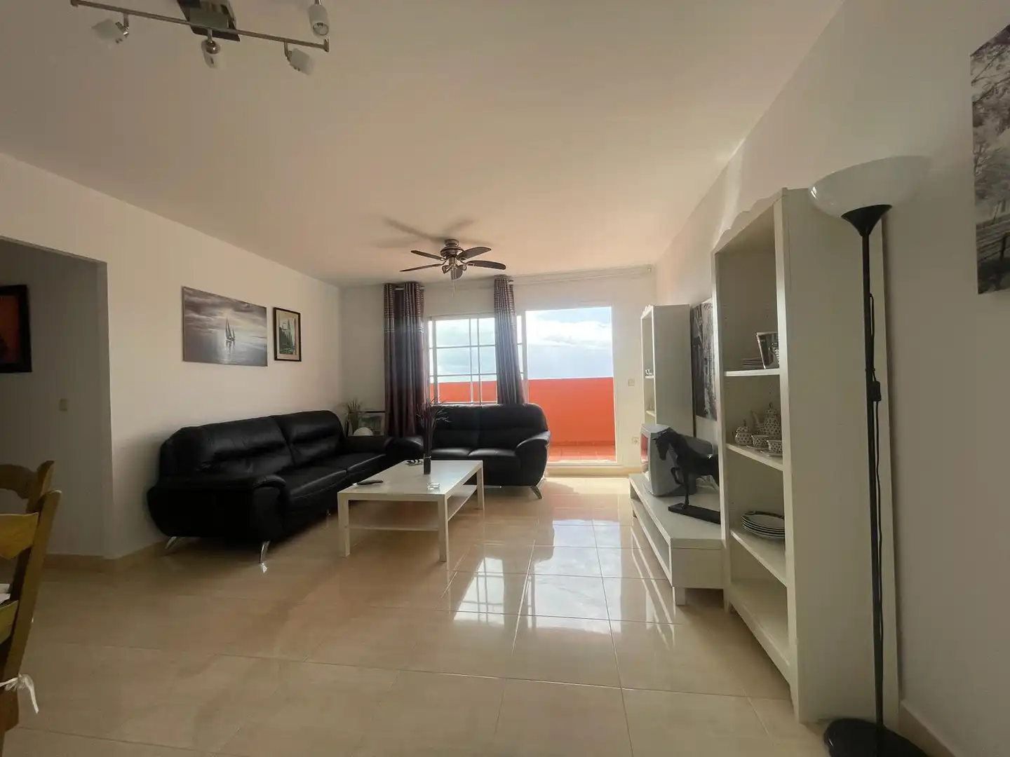 Living room of Apartments for rent in Manilva  with Air Conditioner, Heating and Terrace