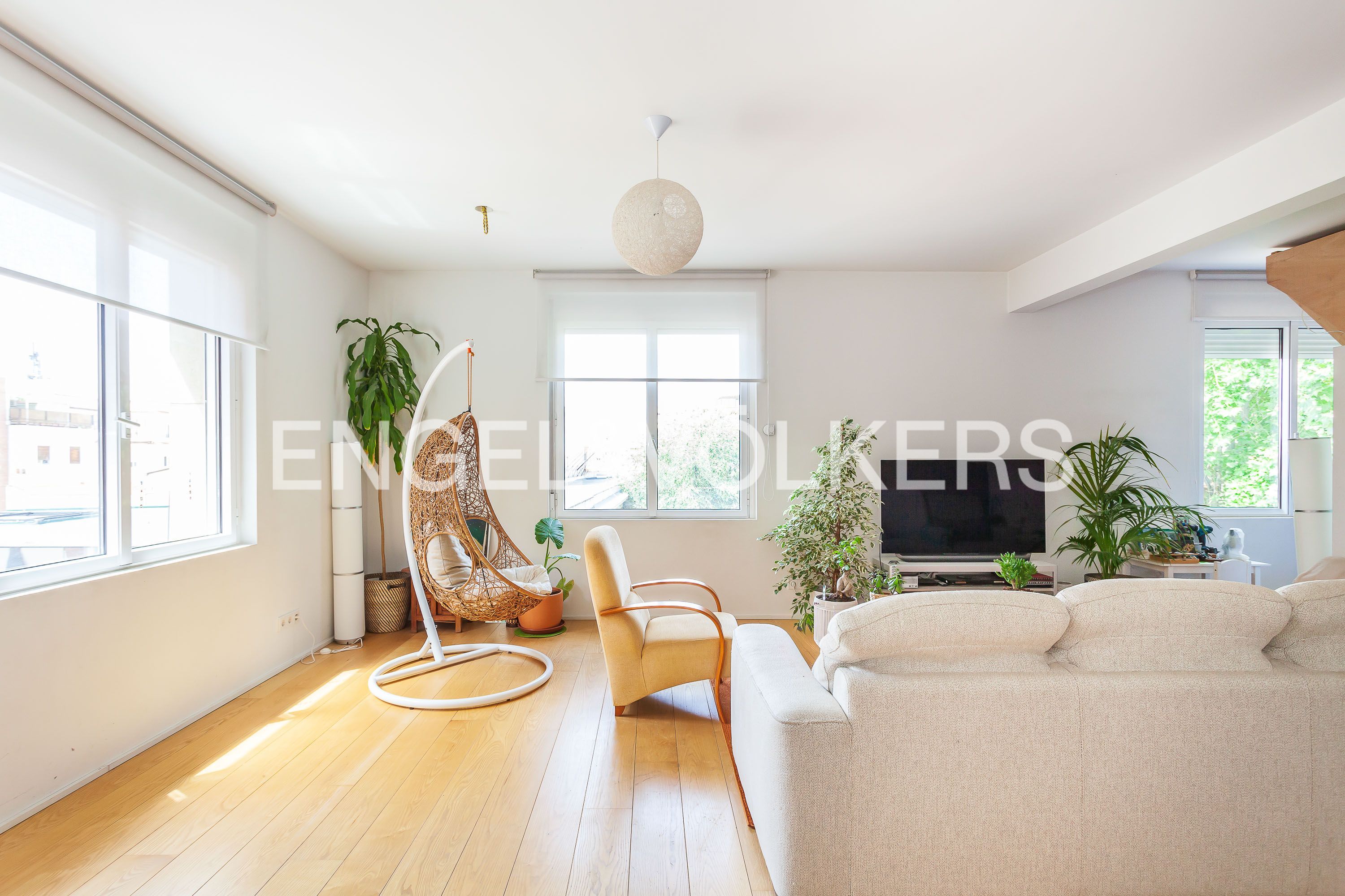 Living room of Apartment to rent in  Madrid Capital  with Heating and Storage room