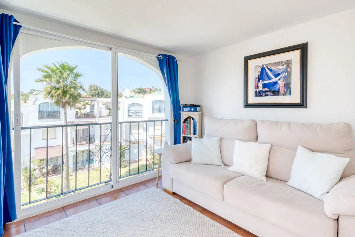 Living room of Detached homes for sale in Manilva  with Air Conditioner, Terrace and Community pool