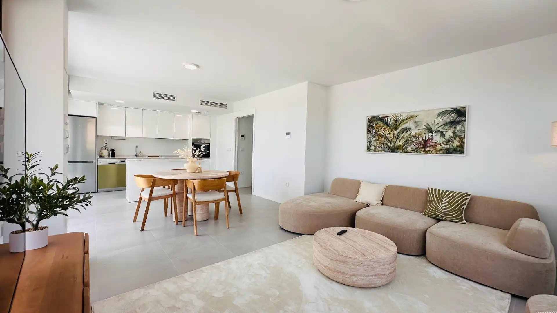 Living room of Apartments for rent in Finestrat  with Air Conditioner, Heating and Private garden