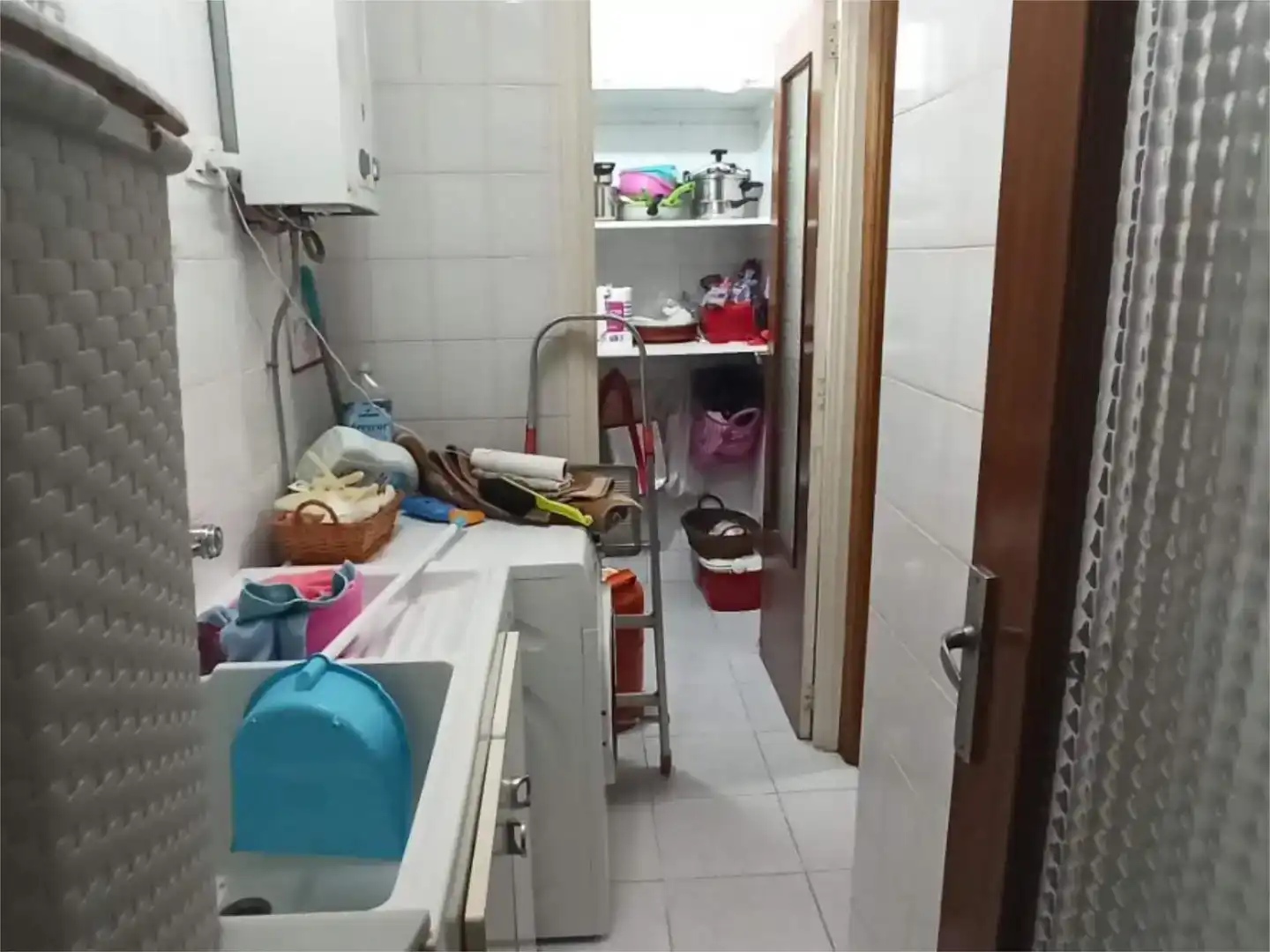 Cocina de Casa adosada en venta en Banyeres de Mariola con Parquet y Amueblado