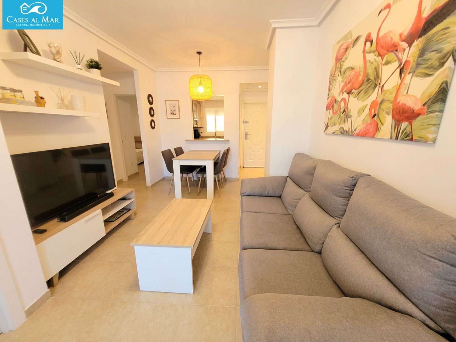 Sala d'estar de Apartament en venda en Oropesa del Mar / Orpesa amb Aire condicionat, Calefacció i Terrassa