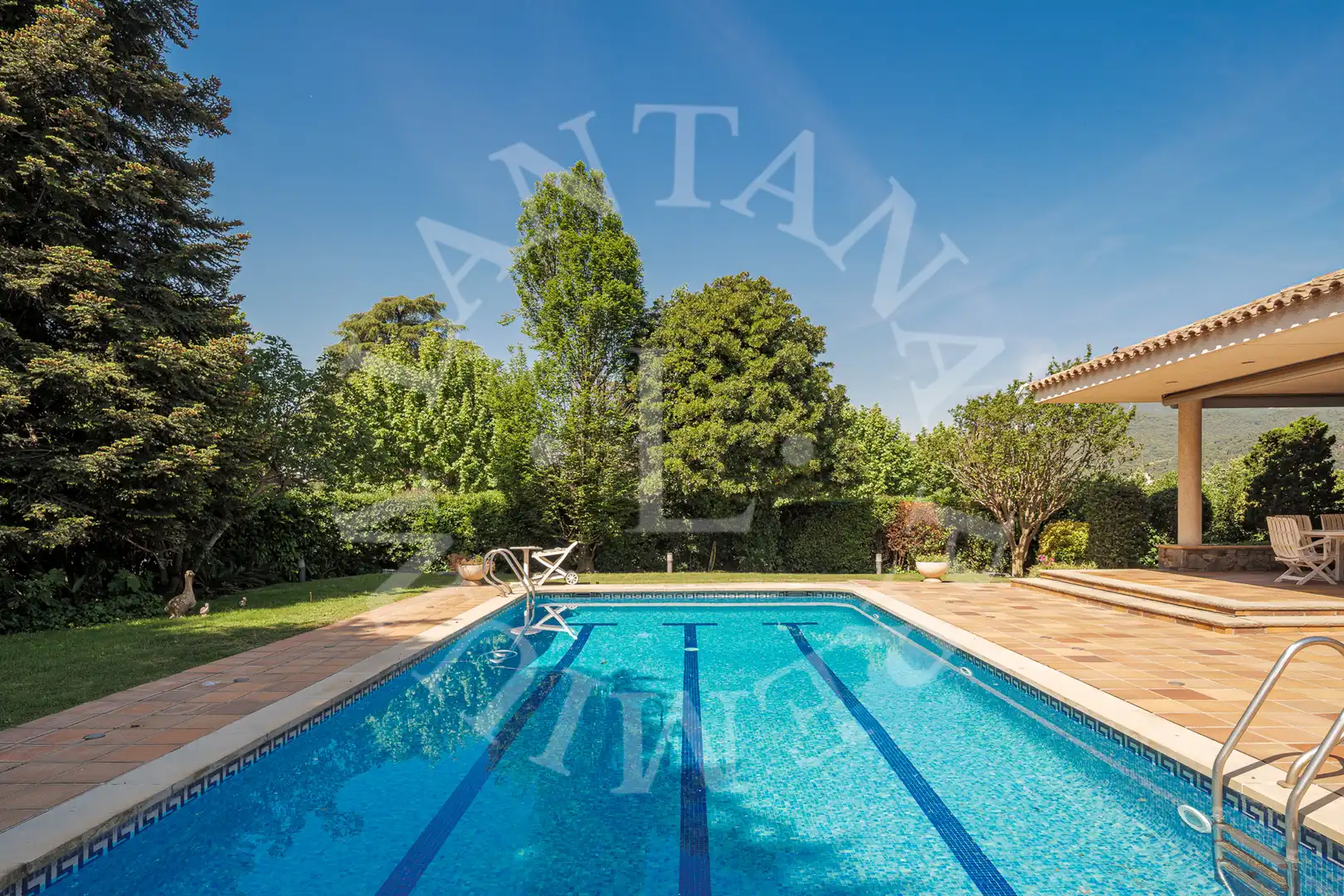 Piscina de Casa o chalet en venta en La Garriga con Aire acondicionado, Calefacción y Jardín privado