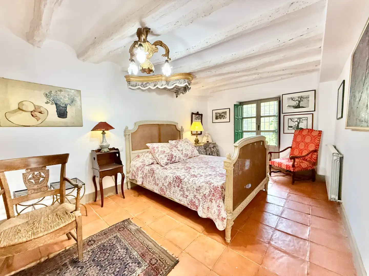 Dormitori de Finca rústica en venda en Alcoleja amb Aire condicionat, Jardí privat i Terrassa