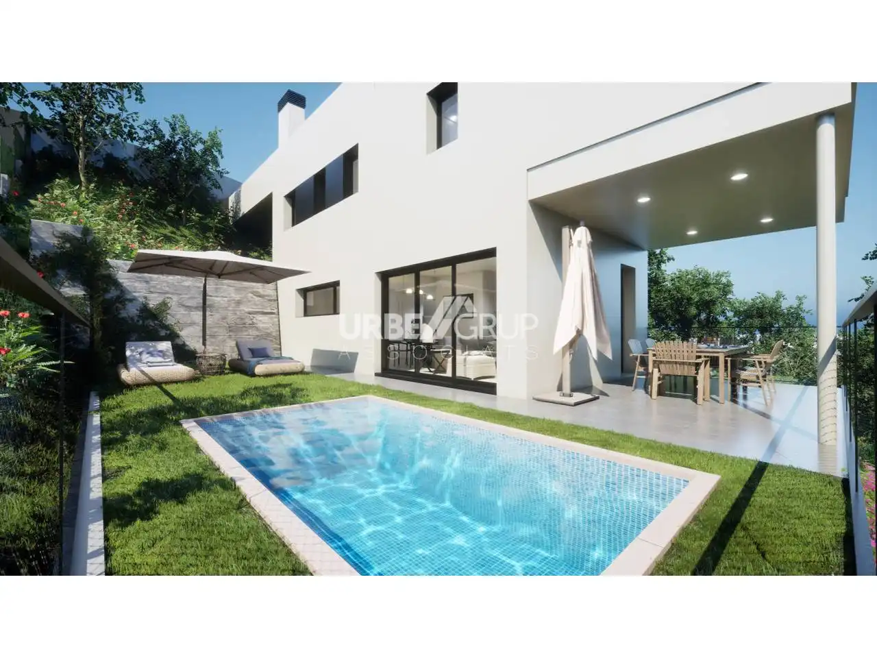 Chalet con piscina en venta en Calle JOSEP VALLES 32