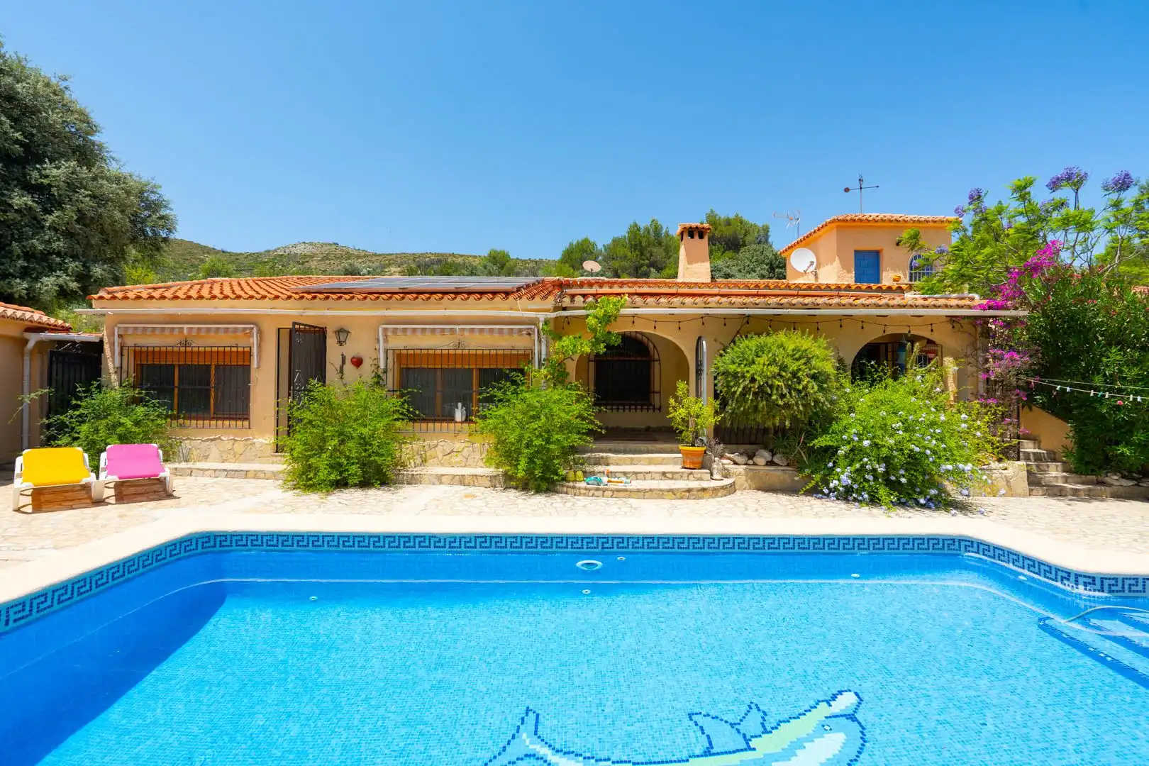 Piscina de Casa o chalet en venta en Castell de Castells con Aire acondicionado, Calefacción y Jardín privado