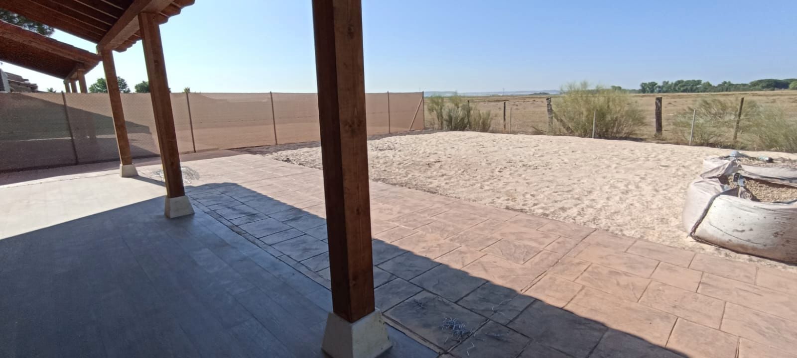 Terrassa de Casa adosada de lloguer en Aldeamayor de San Martín