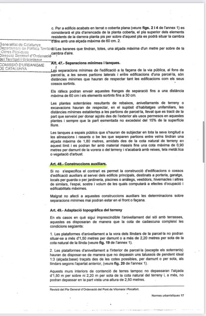 Terreny residencial en venda a El Pont de Vilomara i Rocafort, imagen 23
