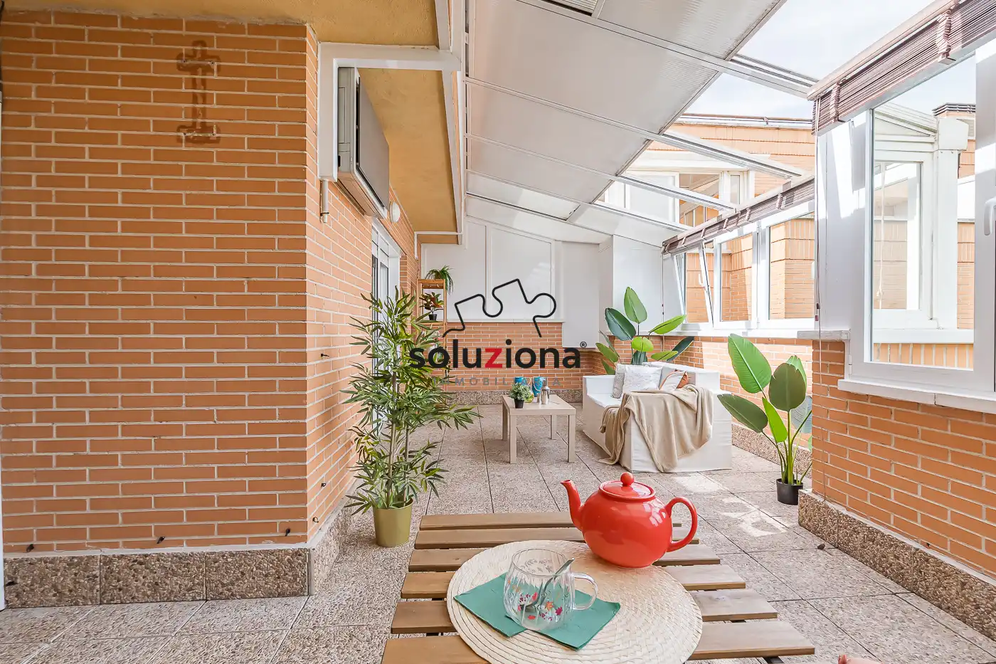 Terrace of Attic for sale in Getafe  with Air Conditioner, Heating and Parquet flooring