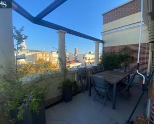 Terrace of Attic to rent in  Madrid Capital  with Air Conditioner, Terrace and Balcony